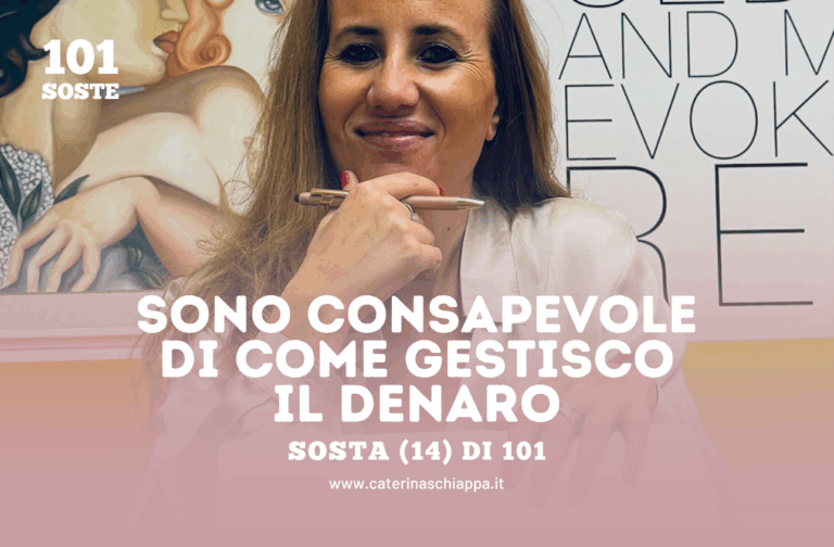 Sono consapevole di come gestisco il denaro